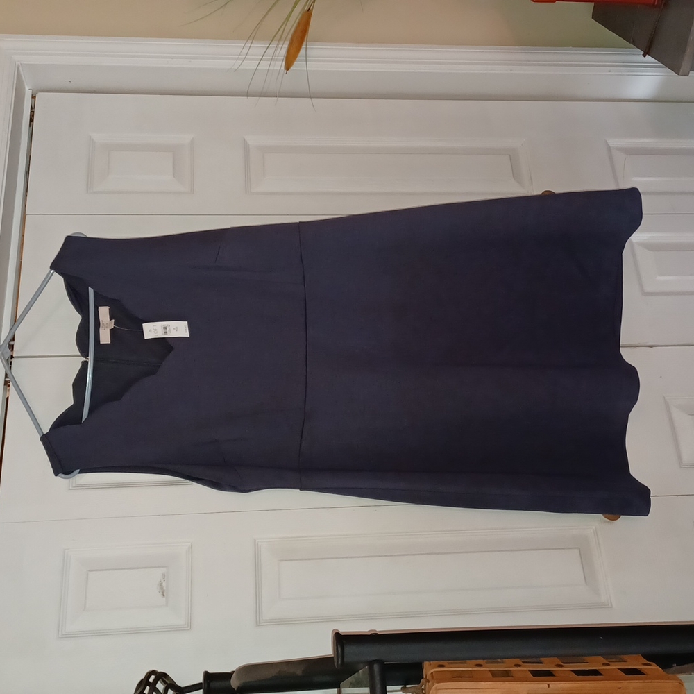 Plus size loft ladies gray summer dress